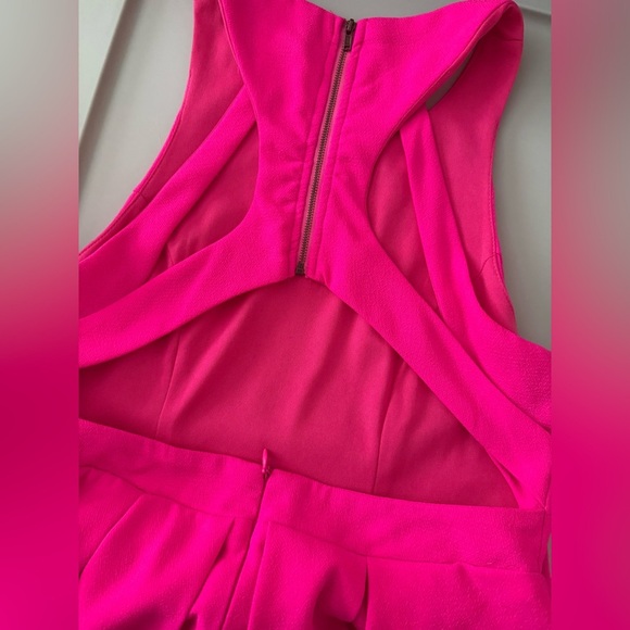 Latiste by Amy Fit & Flare Dress – Hot Pink – Size Medium - Picture 8 of 9